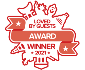 Loved by guests award winner badge